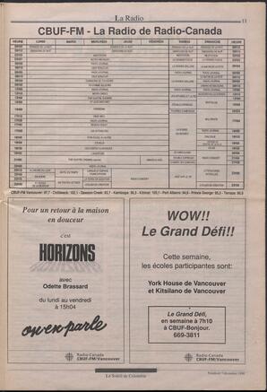 Le Soleil de Colombie, December 7, 1990, page 11