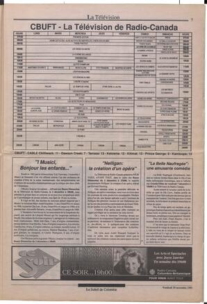 Le Soleil de Colombie, November 30, 1990, page 7