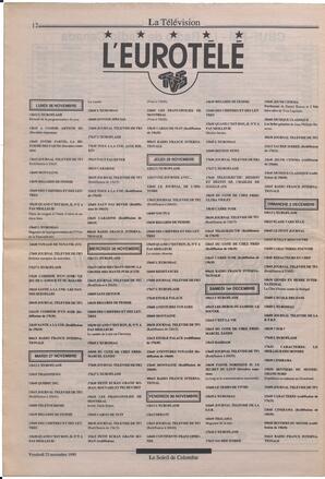 Le Soleil de Colombie, November 23, 1990, page 12