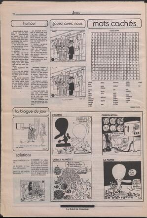 Le Soleil de Colombie, November 16, 1990, page 22