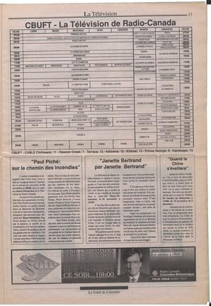 Le Soleil de Colombie, November 16, 1990, page 11