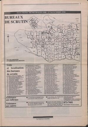 Le Soleil de Colombie, November 16, 1990, page 5