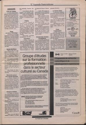 Le Soleil de Colombie, November 16, 1990, page 3