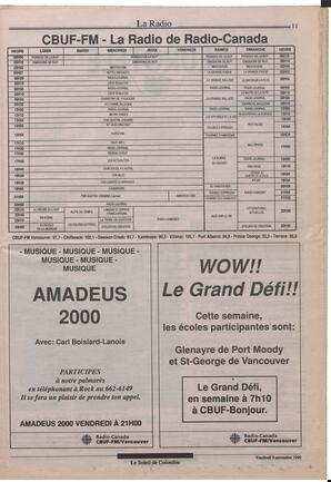 Le Soleil de Colombie, November 9, 1990, page 11