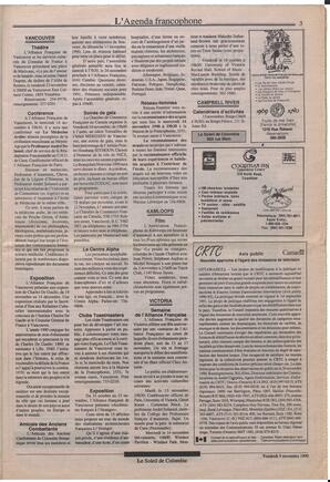 Le Soleil de Colombie, November 9, 1990, page 3