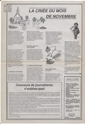 Le Soleil de Colombie, November 2, 1990, page 22