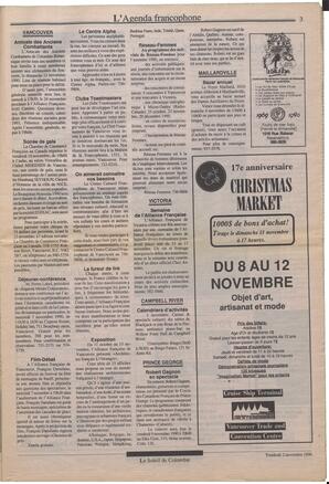 Le Soleil de Colombie, November 2, 1990, page 3