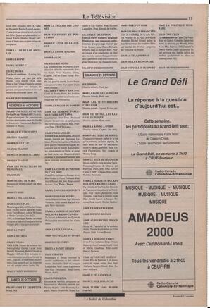 Le Soleil de Colombie, October 12, 1990, page 11