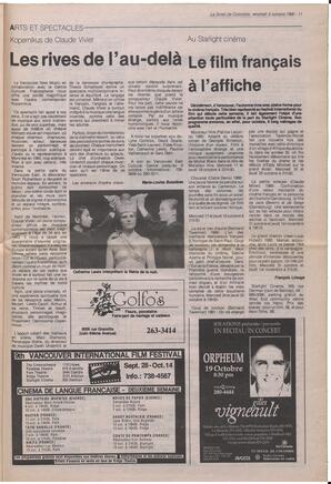 Le Soleil de Colombie, October 5, 1990, page 11