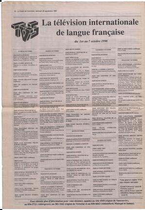 Le Soleil de Colombie, September 28, 1990, page 16