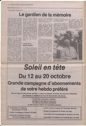 Le Soleil de Colombie, September 28, 1990, page 6