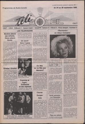 Le Soleil de Colombie, September 21, 1990, page 7