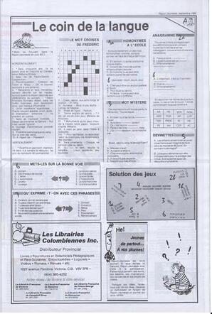 Le Soleil de Colombie, September 7, 1990, page 19