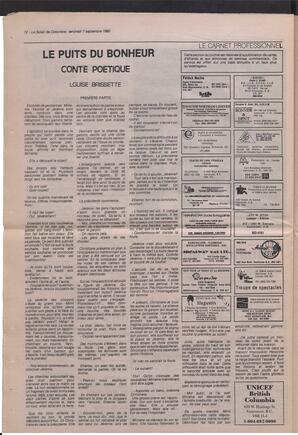 Le Soleil de Colombie, September 7, 1990, page 12