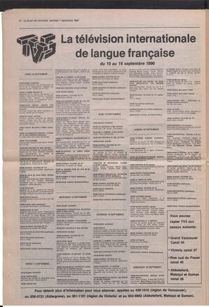 Le Soleil de Colombie, September 7, 1990, page 10