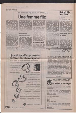 Le Soleil de Colombie, September 7, 1990, page 6