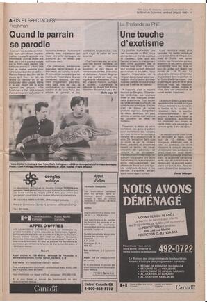 Le Soleil de Colombie, August 24, 1990, page 11