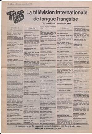 Le Soleil de Colombie, August 24, 1990, page 10
