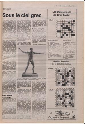 Le Soleil de Colombie, August 3, 1990, page 17