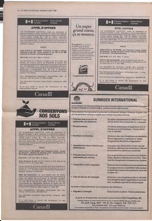 Le Soleil de Colombie, August 3, 1990, page 14