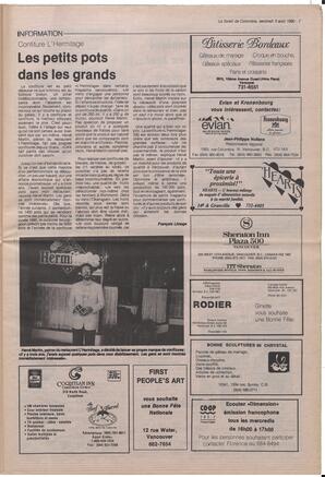 Le Soleil de Colombie, August 3, 1990, page 7