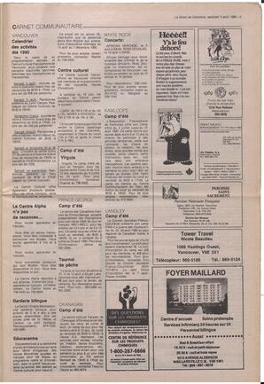 Le Soleil de Colombie, August 3, 1990, page 3