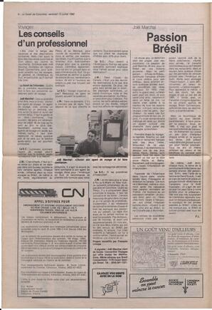 Le Soleil de Colombie, July 13, 1990, page 6