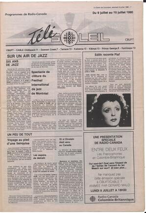 Le Soleil de Colombie, July 6, 1990, page 7