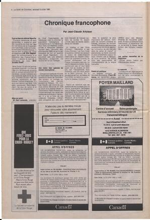 Le Soleil de Colombie, July 6, 1990, page 4