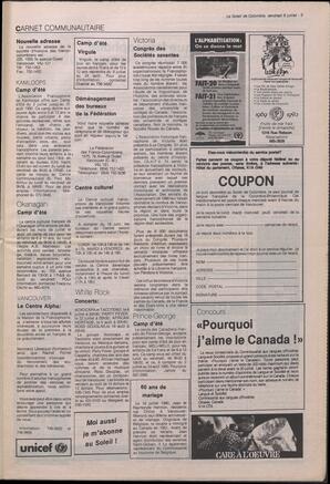 Le Soleil de Colombie, July 6, 1990, page 3