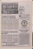 Le Soleil de Colombie, June 29, 1990