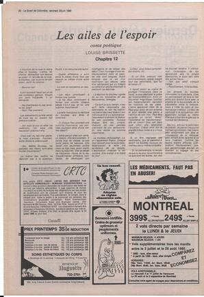 Le Soleil de Colombie, June 22, 1990, page 20