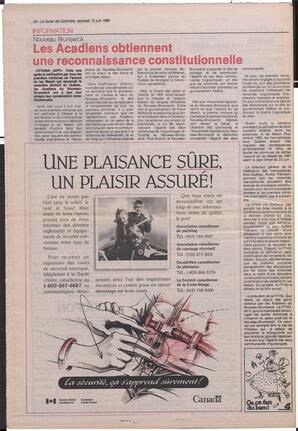 Le Soleil de Colombie, June 15, 1990, page 24