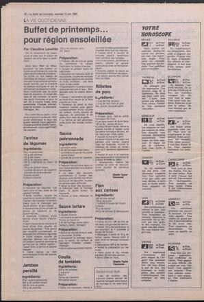Le Soleil de Colombie, June 15, 1990, page 22