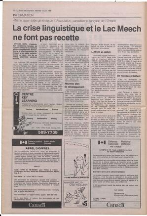 Le Soleil de Colombie, June 15, 1990, page 10
