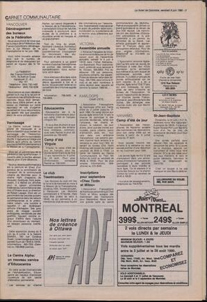 Le Soleil de Colombie, June 8, 1990, page 3