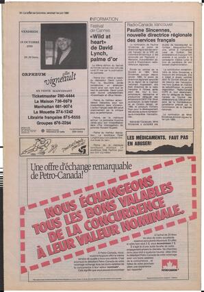 Le Soleil de Colombie, June 1, 1990, page 20