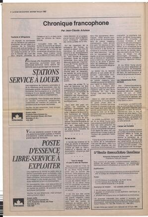 Le Soleil de Colombie, June 1, 1990, page 4