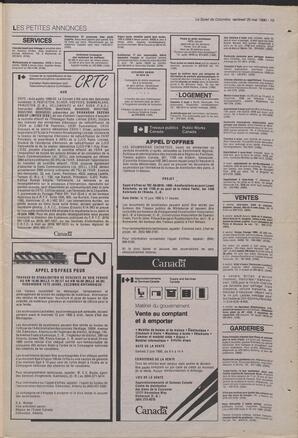 Le Soleil de Colombie, May 25, 1990, page 15