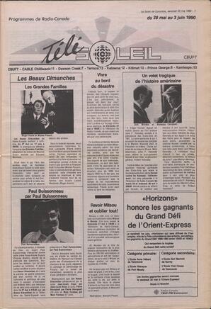 Le Soleil de Colombie, May 25, 1990, page 7