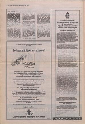 Le Soleil de Colombie, May 25, 1990, page 6