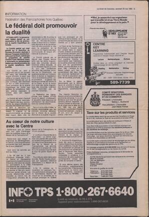 Le Soleil de Colombie, May 25, 1990, page 5