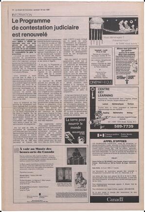 Le Soleil de Colombie, May 18, 1990, page 16