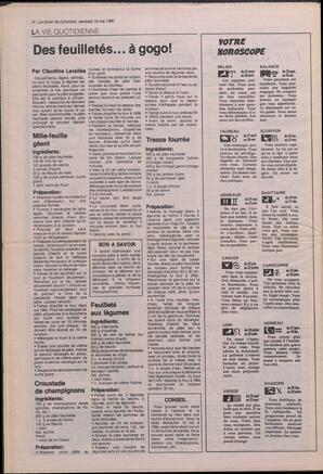 Le Soleil de Colombie, May 18, 1990, page 14