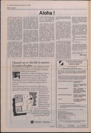 Le Soleil de Colombie, May 18, 1990, page 6