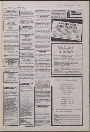 Le Soleil de Colombie, May 11, 1990, page 15