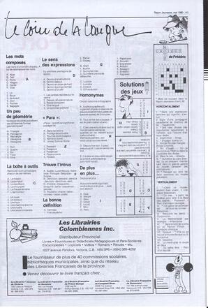 Le Soleil de Colombie, May 4, 1990, page 23