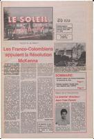 Le Soleil de Colombie, April 27, 1990