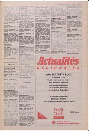 Le Soleil de Colombie, April 27, 1990, page 9