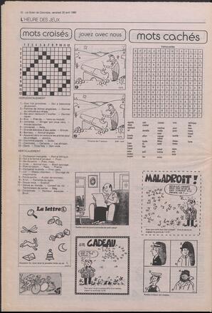 Le Soleil de Colombie, April 20, 1990, page 12